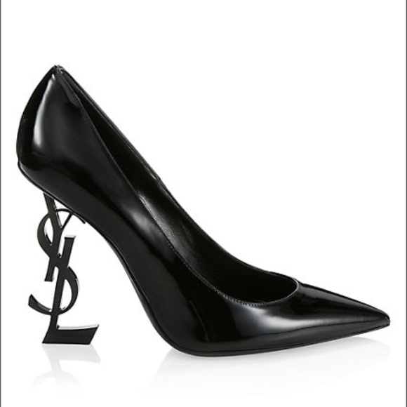 Saint Laurent Opyum Point-Toe Patent Leather Pumps YSL PUMPS - Picture 2 of 6